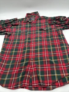 American Living Long Sleeve Button Up Shirt Men Medium Plaid Multicolor ..#18853 - Picture 1 of 6