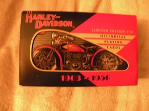 Harley Davidson Edición Limitada Estaño e Cartas Históricas Coleccionables NUEVO* - Imagen 1 de 3