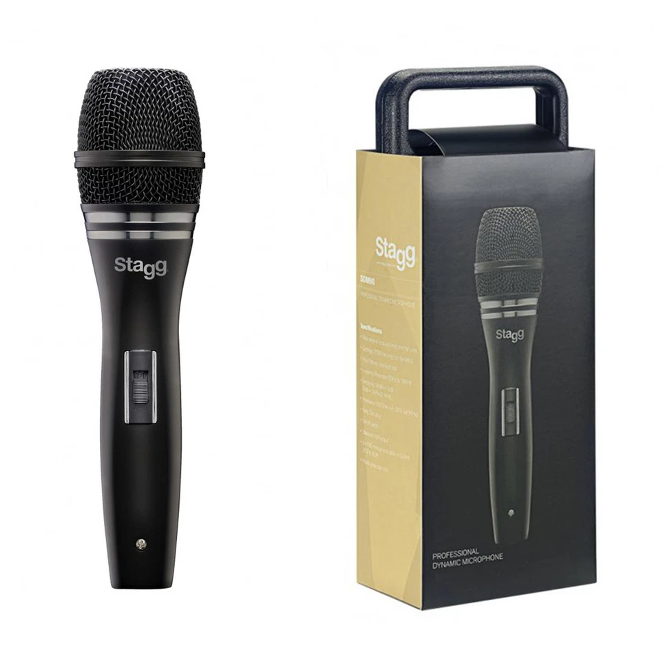 Stagg SDM90 Dynamic Microphone with XLR Cable Vocals Musician Instruments - Image 1 of 1