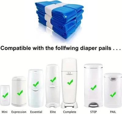 12x Windeleimer Nachfüllfolie 4,5m – Kompatibel & Geruchsstopp - Bild 1 von 4