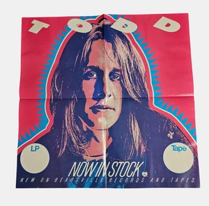 Todd Rundgren Todd VTG 1974 Promo Poster 23x23 Bearsville Electronic Rock - Picture 1 of 5