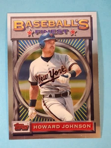 1993 Topps Finest Howard Johnson New York Mets #143 ⚾ - Picture 1 of 2
