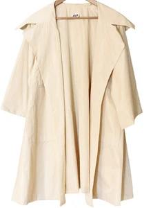 PLANET By Lauren G Nylon EMILY COAT Jacket Duster O/S NEW $396 Butter Yellow - Picture 1 of 9