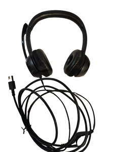 Logitech - H390 Kabelgebundene USB On-Ear Stereo Komfort Kopfhörer - Schwarz - Bild 1 von 9