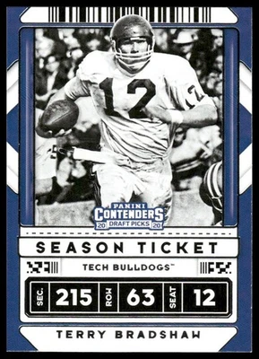 2020 Panini Contenders Draft Picks #94 Terry Bradshaw Louisiana Tech Bulldogs - Image 1 of 2