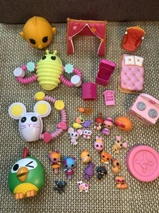 Lotto di animali Lalaloopsy più mini animali domestici e 2 piccole bambole, accessori mobili - Foto 1 di 24