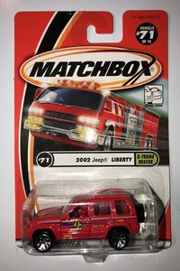Matchbox #71 2002 Jeep Liberty SUV - Moving Opening Doors -  NEW SEALED - Picture 1 of 2