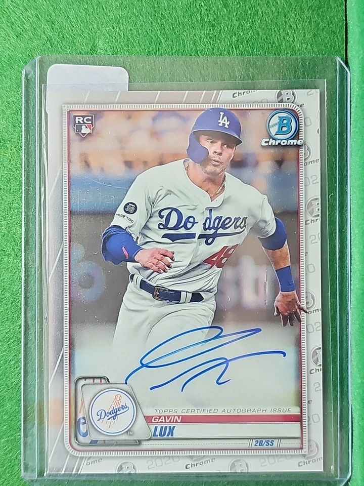2020 Bowman - Chrome Rookie Autographs Gavin Lux #CRA-GL (AU, RC) - Image 1 of 1