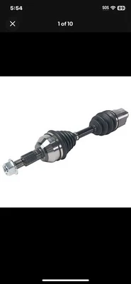 Ось CV в сборе для Chevrolet Malibu 2011-2012 L4 2,4 л 2384 см3 передняя правая - Изображение 1 из 4