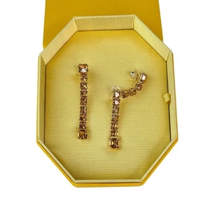 Swarovski Millenia earrings Asymmetrical, Square cut crystals - Picture 1 of 9