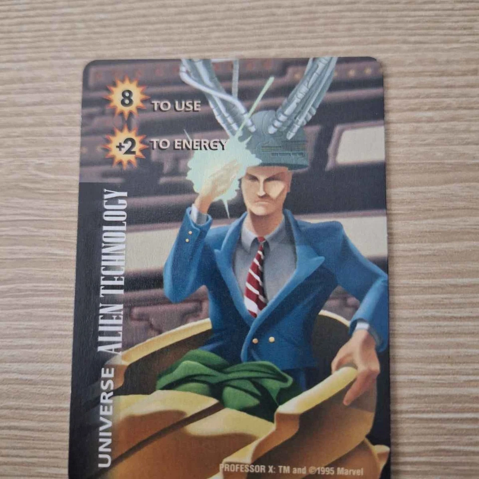 1995 Marvel Overpower Universe Alien Tech Professor X Card CCG - Image 1 of 1