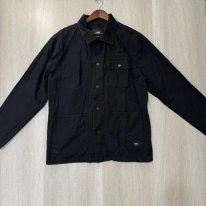 Vans Off The Wall Jacke Herren Torrey Skate Größe XL schwarz Druckknopfleiste - Bild 1 von 5