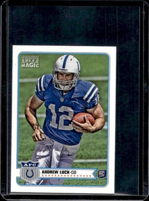 Mini novato Topps Magic Andrew Luck RC 2012 #1 Colts Foto 1 de 2