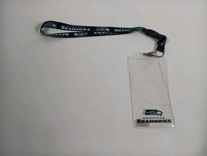 Seattle Seahawks NFL Football Lanyard Clip Detachable Keychain With a Pin - Picture 1 of 8