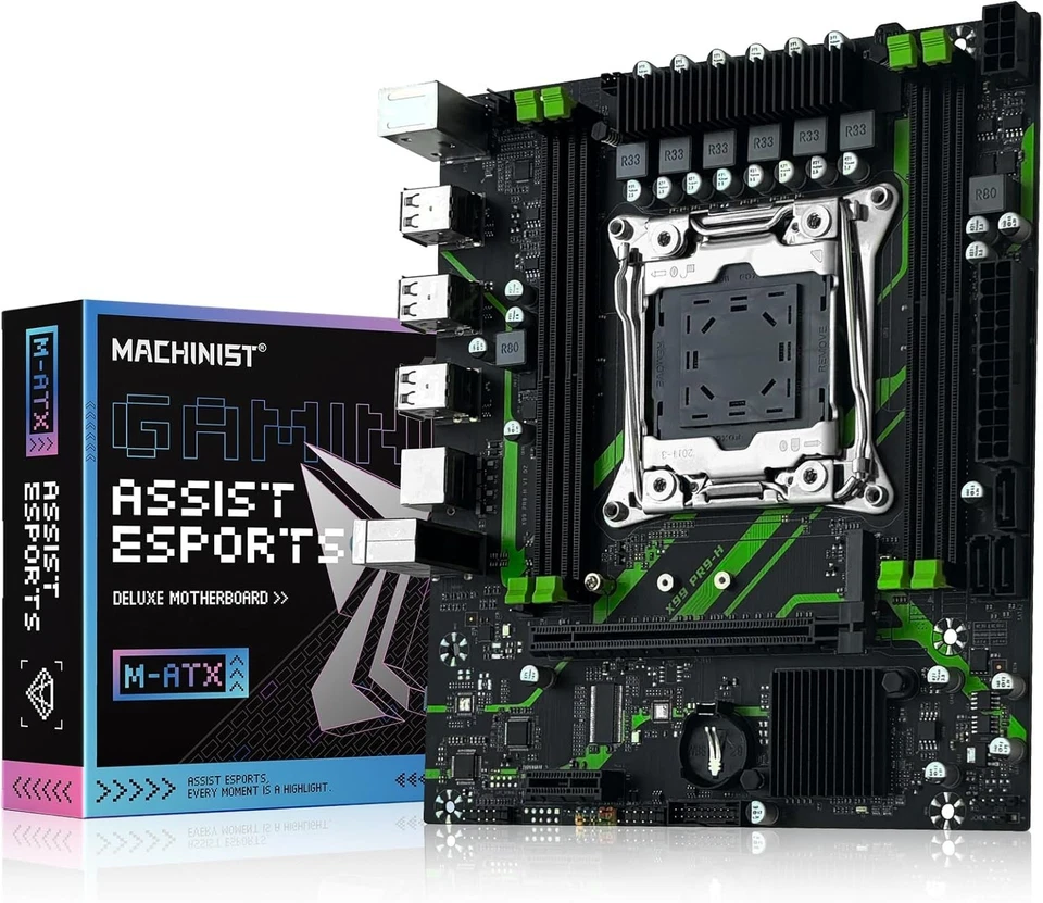 ✅ MACHINIST X99 PR9 Motherboard LGA 2011-3 ✅ - Image 1 of 1