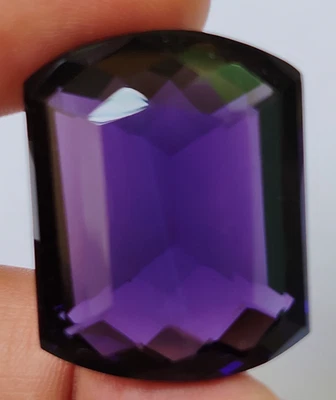 AAA+++ Large Purple Amethyst 85.20 Ct. Fancy Cut Loose Gemstone Gift for Women - Image 1 of 4