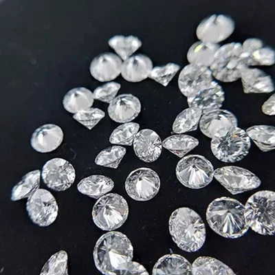 Certified 1 mm Round Cut CVD Diamond J Color I1 Clarity 25 Pcs Diamond Lot - Image 1 of 4