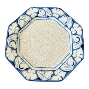 The Potting Shed Dedham Rabbit Octagon Plate 6.75” Signed 1989 VTG - Picture 1 of 6
