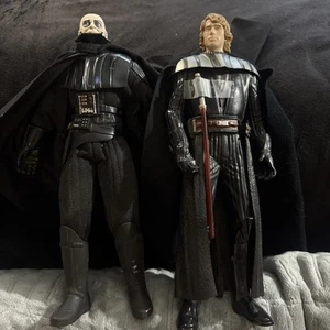 Figura de acción Hasbro Two Star Wars Anakin Skywalker como Darth Vader 2012 12" - Imagen 1 de 15