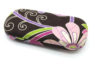 Vera Bradley - Eyeglasses Hard Case - PURPLE PUNCH - Clamshell - Picture 1 of 3