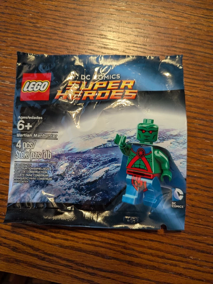 LEGO DC Super Heroes Martian Manhunter Exclusive Minifigure - NEW/SEALED POLYBAG - Image 1 of 1