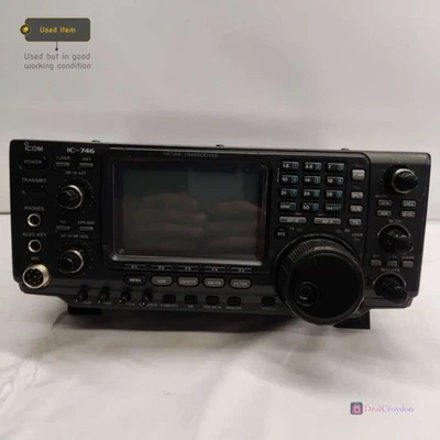 ICOM IC-746 ALL MODE HAM RADIO HF VHF TRANSCEIVER - Image 1 of 4