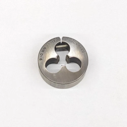 Kromhard M9 x 1.0 Round Die Screw Adjusting Metric Carbon Steel 1-1/2" OD UK - Image 1 of 1