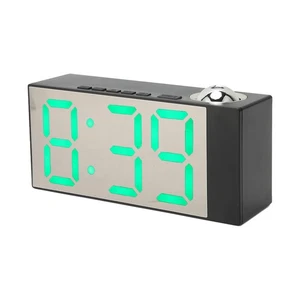 Projection Alarm Clock USB Charger Port Adjustable Brightness Digital Clock⊹ - Picture 1 of 12