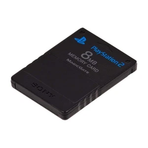 Tarjeta de memoria oficial Sony PlayStation 2 PS2 - 8 MB negra - Imagen 1 de 1