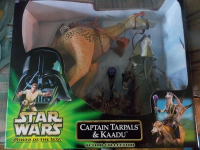 2000 STAR WARS POTJ Action Collection CAPTAIN TARPALS & KAADU 1:6/12" Figure NEW - Image 1 of 4
