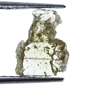 Slice   Natural Loose Rough Raw Translucent Diamond 0.56 Carat Yellowish Color - Picture 1 of 2