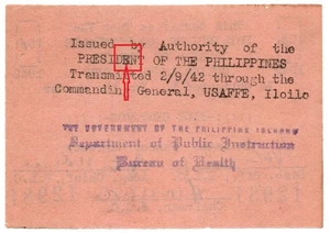 1942 Philippine 5c S252 Culion Leper Colony Banknote WW2 𝑬𝑹𝑹𝑶𝑹 $450 Catalog - Bild 1 von 6