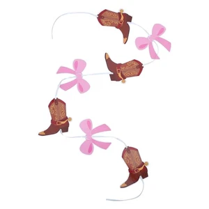  5 PIEZAS Botas o Arcos Colgantes Tema Vaquero Revelación de Género Decoraciones - Imagen 1 de 12