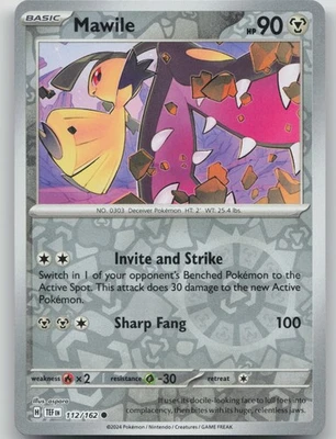 Mawile 112/162 Common SV05: Temporal Forces NM Reverse Holo - Image 1 of 2