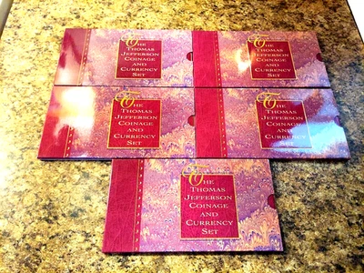 THOMAS JEFFERSON COINAGE AND CURRENCY SETS STAR * NOTES PICK ONE OR MORE "READ" - Image 1 of 4