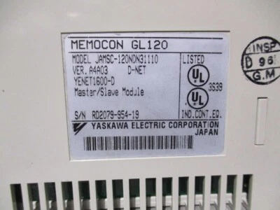 YASKAWA JAMSC-120NDN31110 MEMOCON GL120 Unused items stored in the warehouse - Image 1 of 4