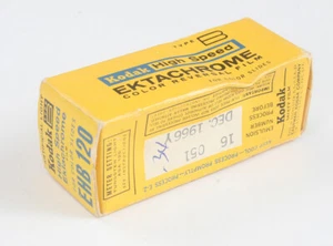 KODAK 120 HIGH SPEED EKTACHROME, EXPIRED 12/66 SOLD FOR DISPLAY/176139 - Picture 1 of 1