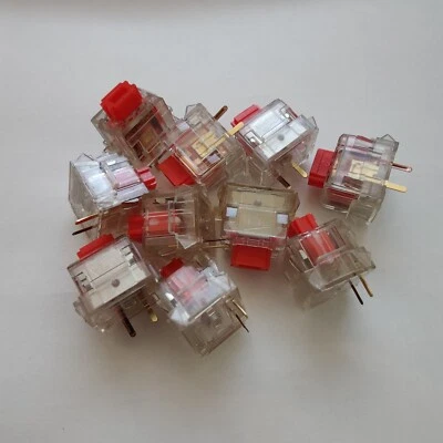 Red Linear 60G Mechanical Keyboard Switch Alps Matias Outemu (10 Pack) From USA - Image 1 of 2