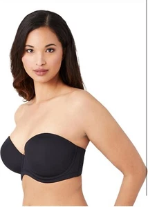 Wacoal Womens Red Carpet Strapless Full Busted Underwire Bra Black 42G NWOT $76 - Picture 1 of 10