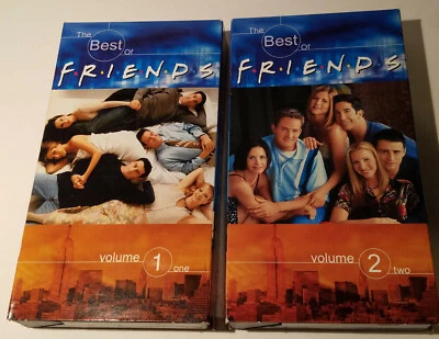 The Best of Friends Volume 1 and 2 (VHS, 2000) Jennifer Aniston David Schwimmer - Image 1 of 4
