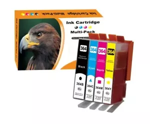 4er Set Drucker Patronen für HP 364 XL Deskjet 3520 3522 Officejet 4610 4620 - Bild 1 von 1