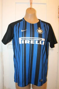 NIKE Inter Milan Soccer Football Home Jersey Youth XL Custom #17 Lea 2017 - Picture 1 of 9