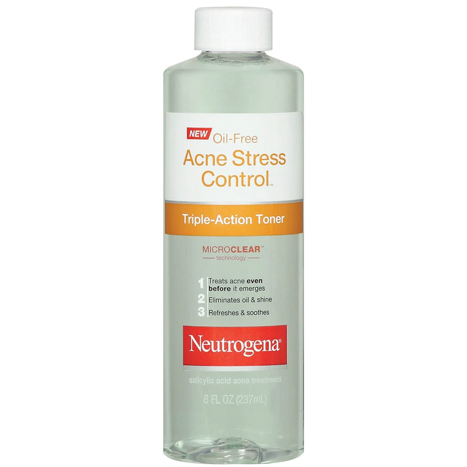 Neutrogena Oil-Free Acne Stress Control Triple-Action Toner-8 oz - Image 1 of 1