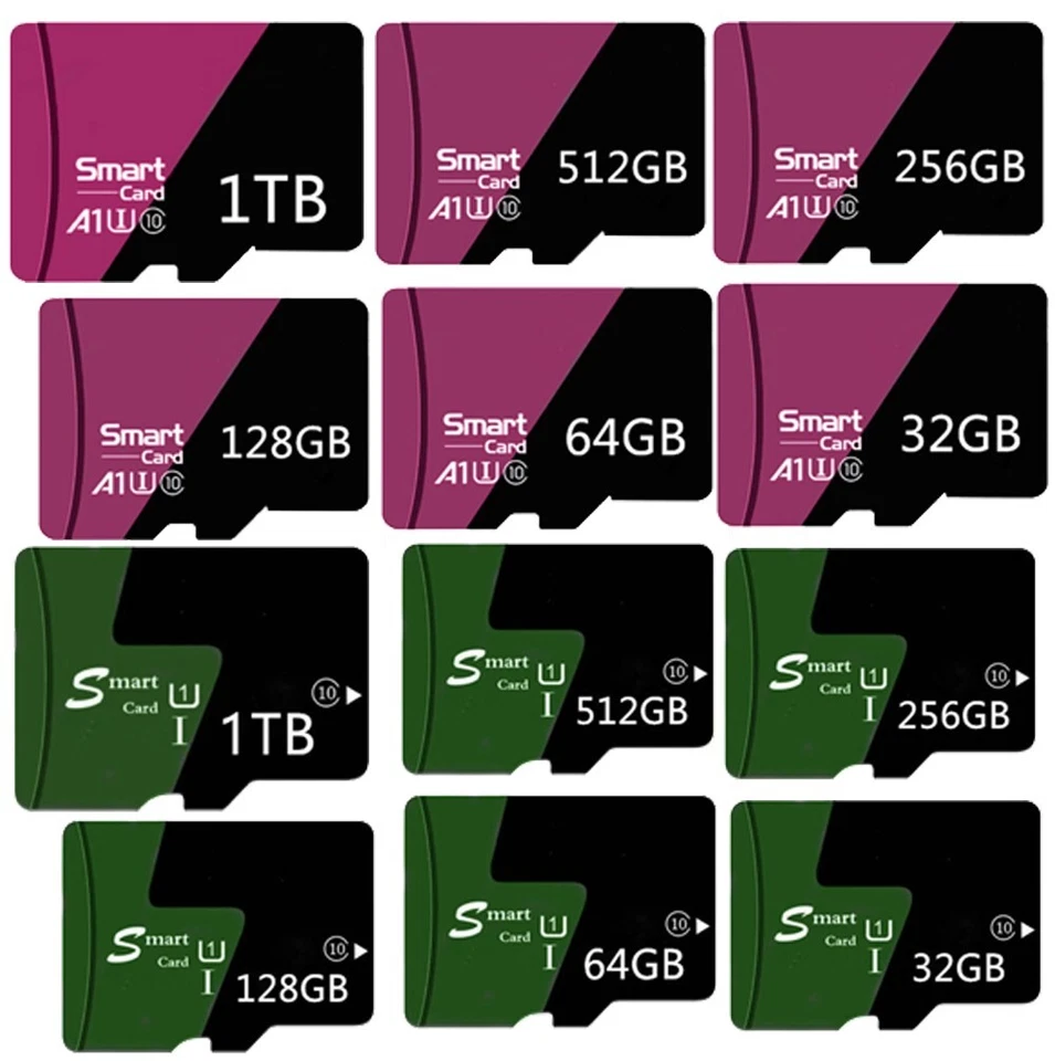 High Speed Memory For Micro SD Card 128GB 256GB 512GB 1TB TF Card Ultra Class 10 - Image 1 of 1
