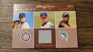 2004 Fleer Classic Clippings Wood/Prior/Willis Baseball Jersey Card - Picture 1 of 2