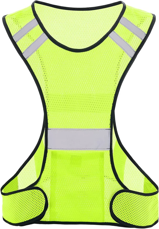Reflective Running Vest, High Visibility Running Gear with Large Pocket - Image 1 of 4