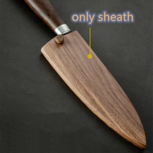 Japanische Kochmesserscheide Deba Messer Klingenschutz Holz Saya Sushi Hülle Etui Tasche - Bild 1 von 4