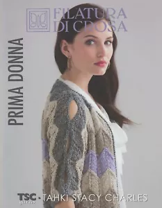 Filatura di Crosa Knitting Pattern Book Prima Donna Spring Summer 2015 12 Design - Picture 1 of 12
