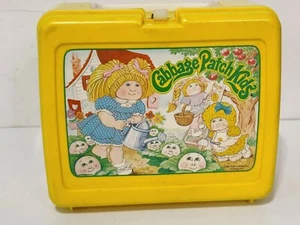 Cabbage Patch Kinder Brotdose gelb Kunststoff ohne Thermoskanne  - Bild 1 von 7