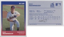 1989 Star Sarasota White Sox Dan Rohrmeier #21